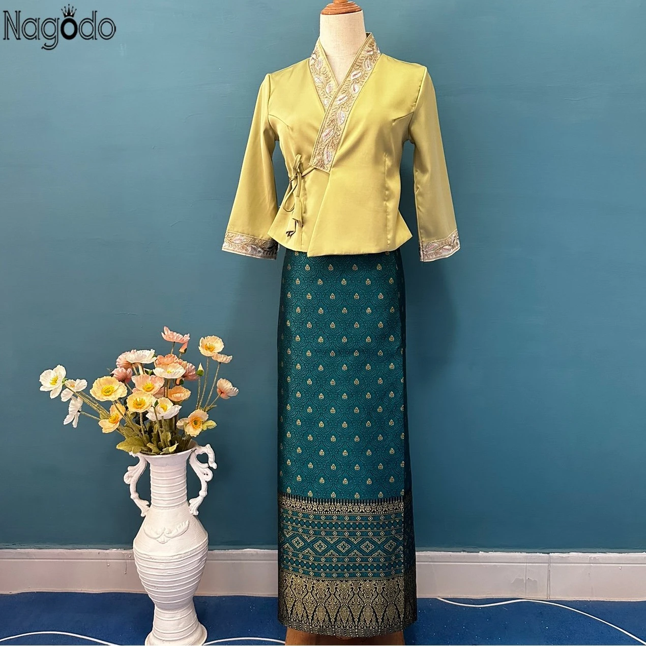 Batik Sarong Wrap - 2023 Estate tradizionale Dai etnico tailandese