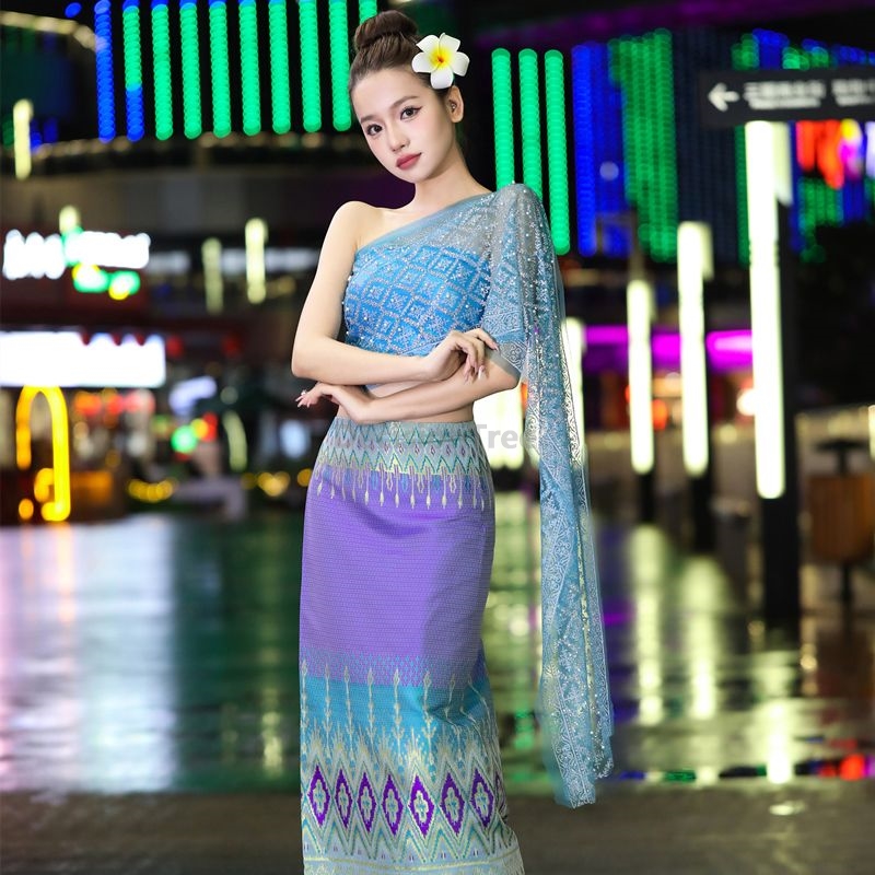 Batik Sarong Wrap - Abito da principessa delle fate in