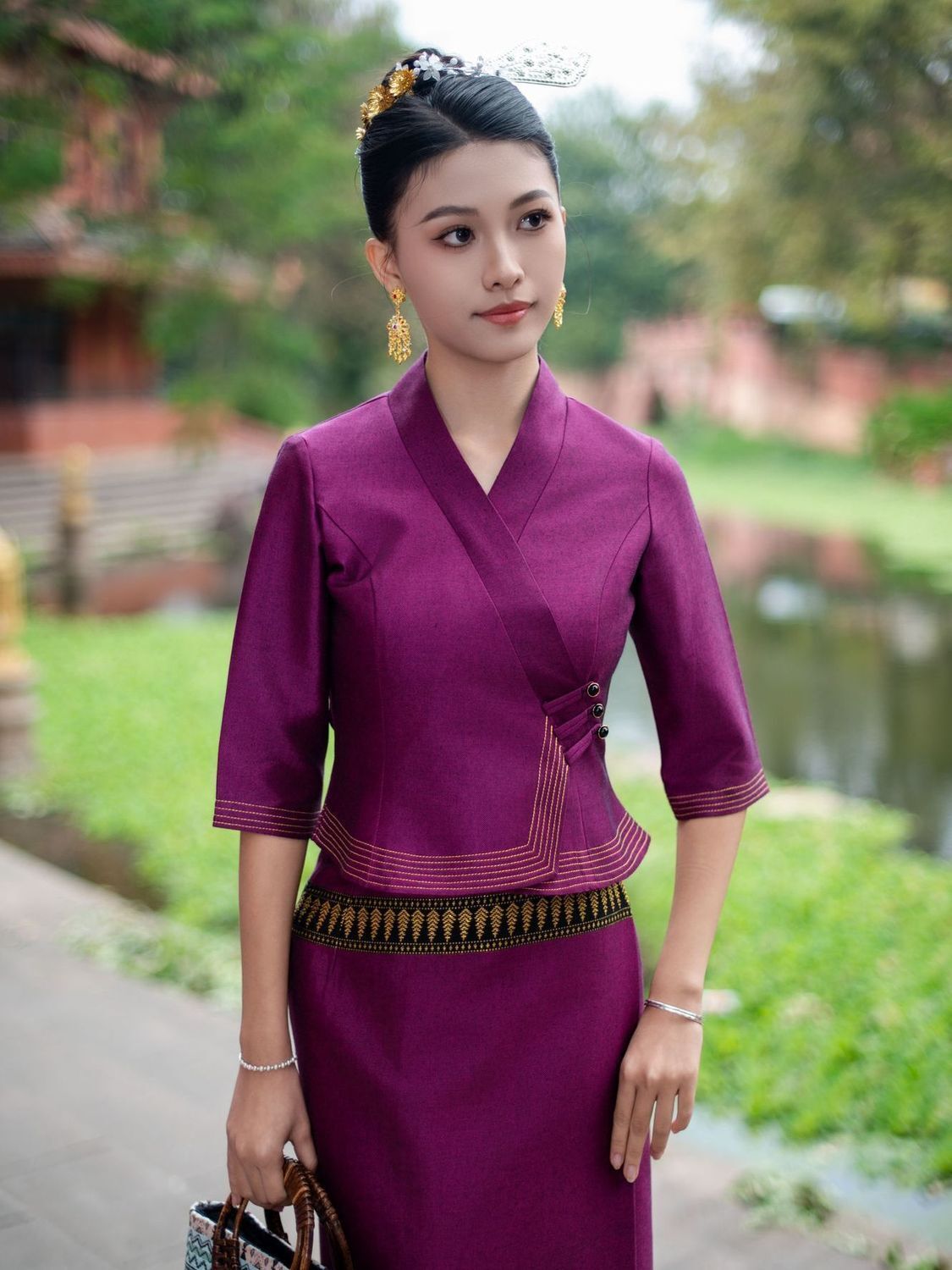 2 pezzi Thailandia Myanmar Gon - Batik Sarong Wrap recensione e prezzo