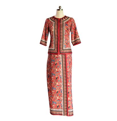 Singapore Airlines Flight assi - Batik Sarong Wrap recensione e prezzo