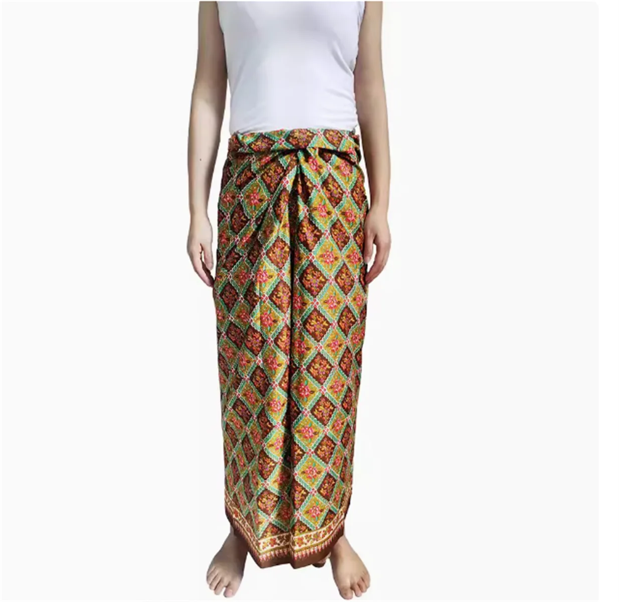 Gonna a tubino unisex Malesia  - Batik Sarong Wrap recensione e prezzo