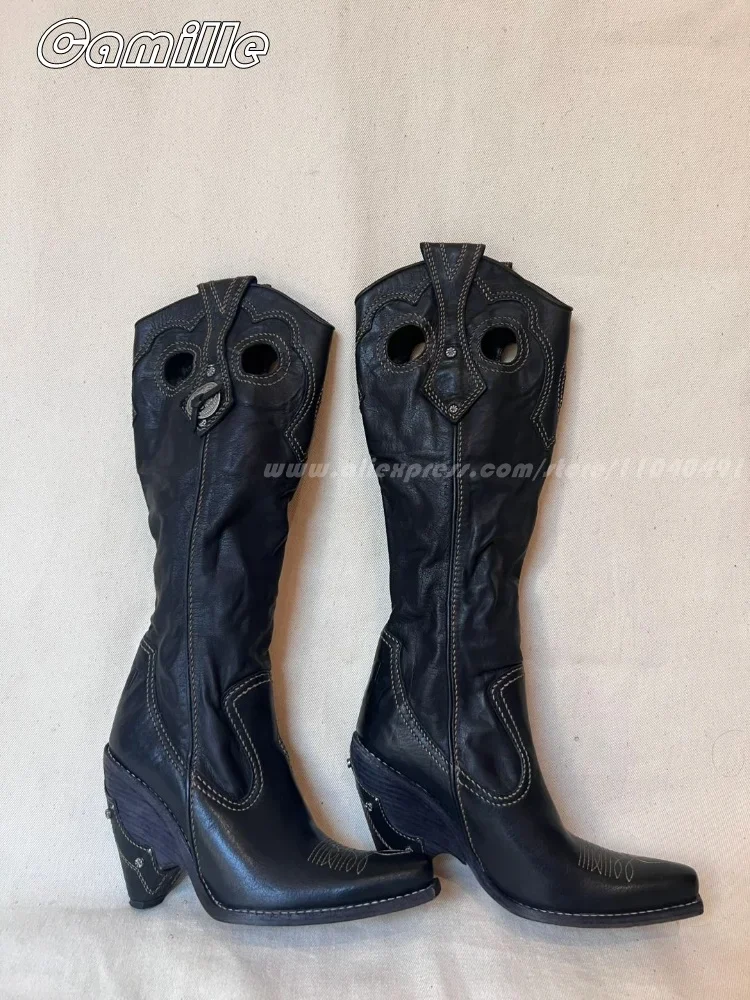 Stivali sexy pieghettati alla  - Ethnic Fashion For Women recensione e prezzo